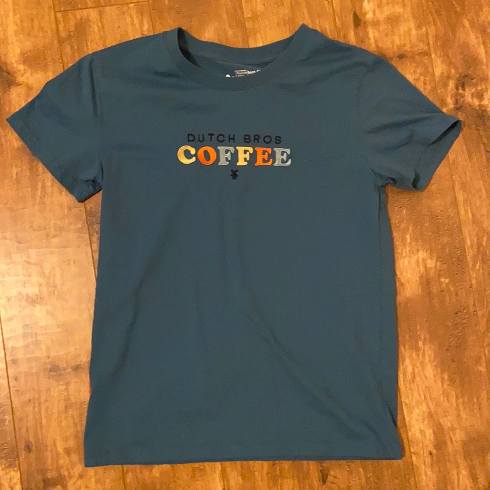 Blue Dutch Bros t-shirt